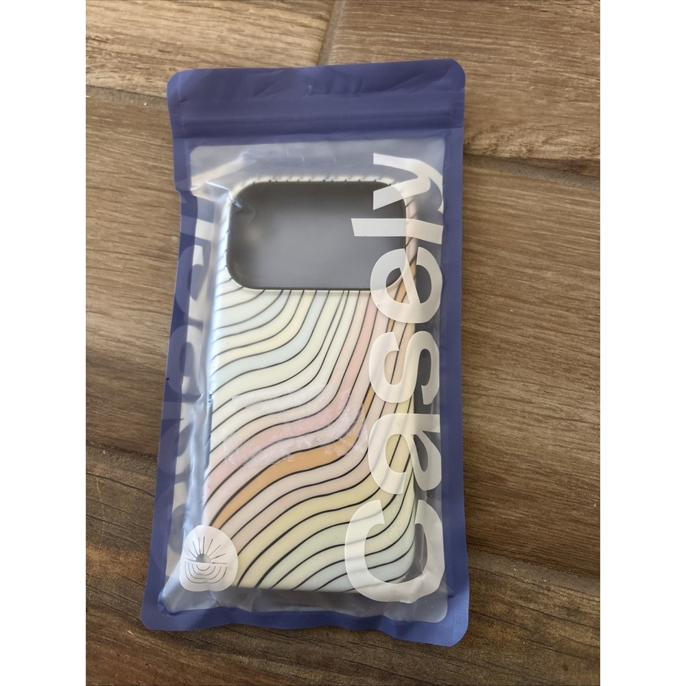 casely iphone 17‎ Pro case Caselybold Colorful Swirl Rainbow New In Packaging